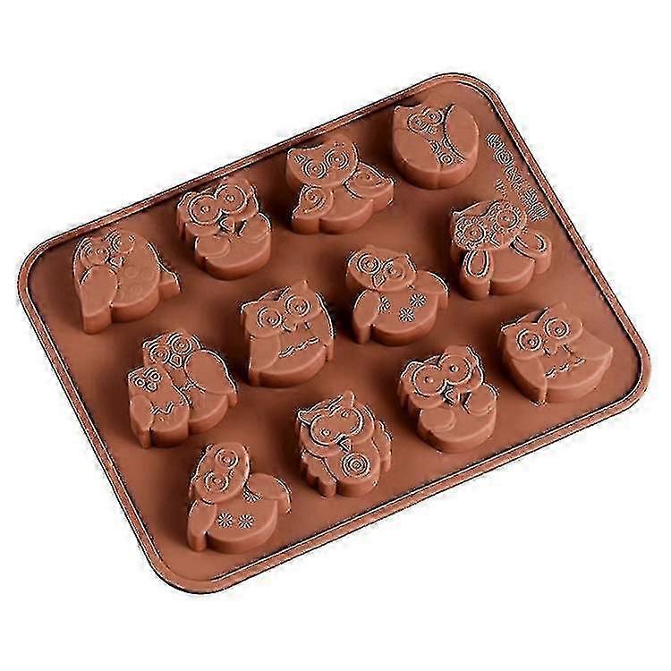 Flexible Halloween Owl Baking Mold