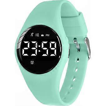 Waterproof Sports Fitness Tracker for Kids, Digital Watch with Alarm & Chronograph, Light Green, Ages 5-16 (2026)