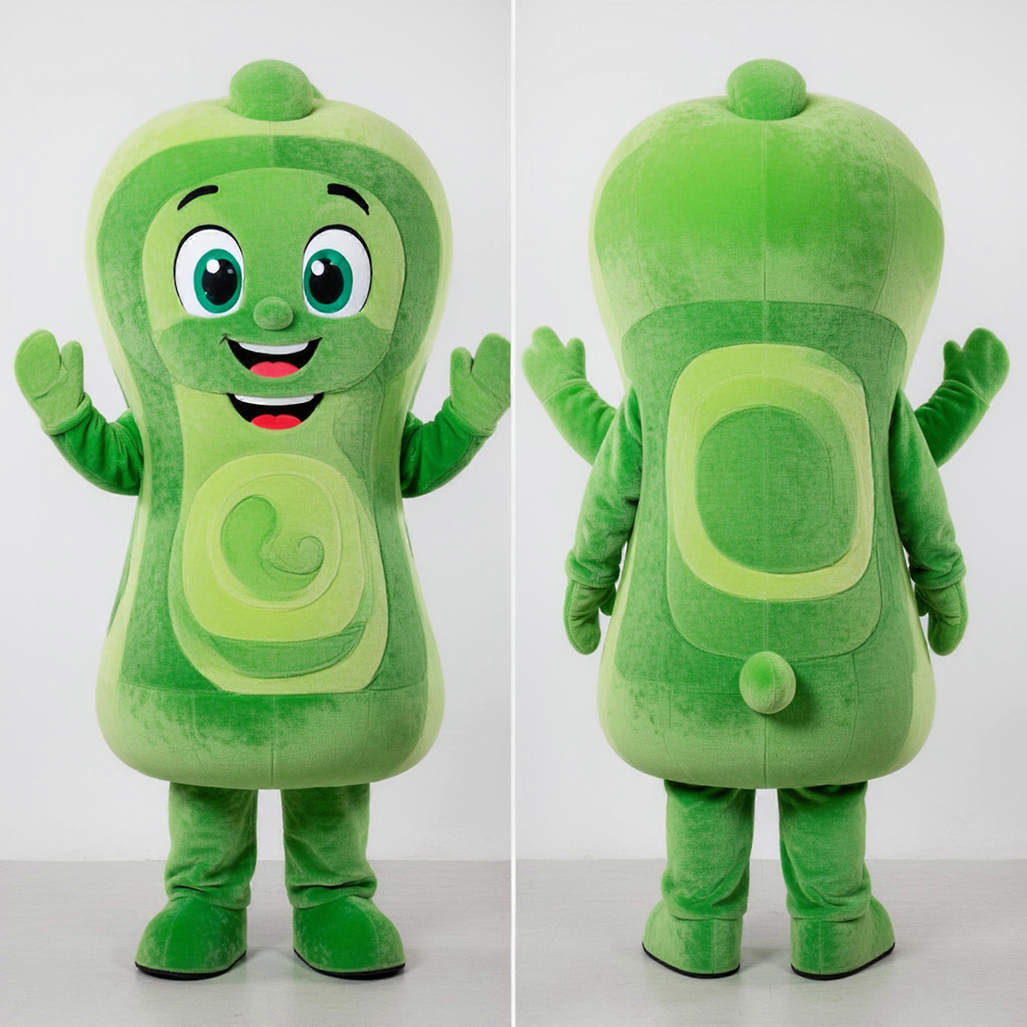 MASTICOT Vibrant Green Oversized Gyro Mascot