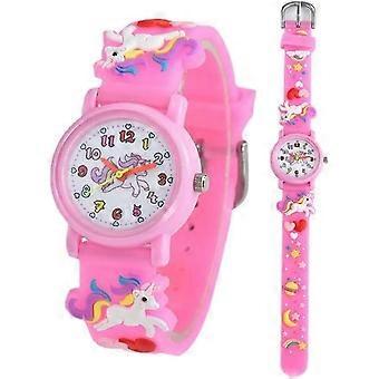 Cartoon Kids Watch 3D Silicone Quartz Wristwatch for Kids