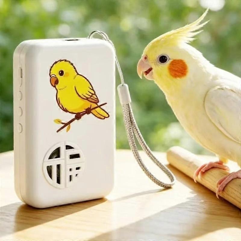 Recording Bird Talking Trainer Auto Cycle Interactive Speech Training Machine Multi Segment Audio Playback Parrot Voice Recorder