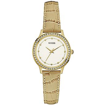 Guess- chelsea Watch for Women Analog Quartz with Cowhide Bracelet W0648L3