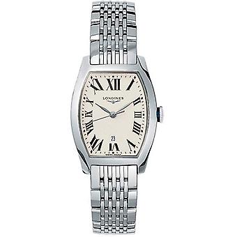 R. longines evid. cab ac/ac e/bl rom Quartz Analog Women's Watch with Stainless Steel Bracelet L26554716