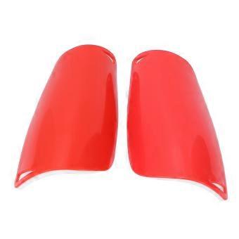 2pcs Soccer Shin Guards Football Games Leg Protection Reduce Shocks Shin Pads GuardRed