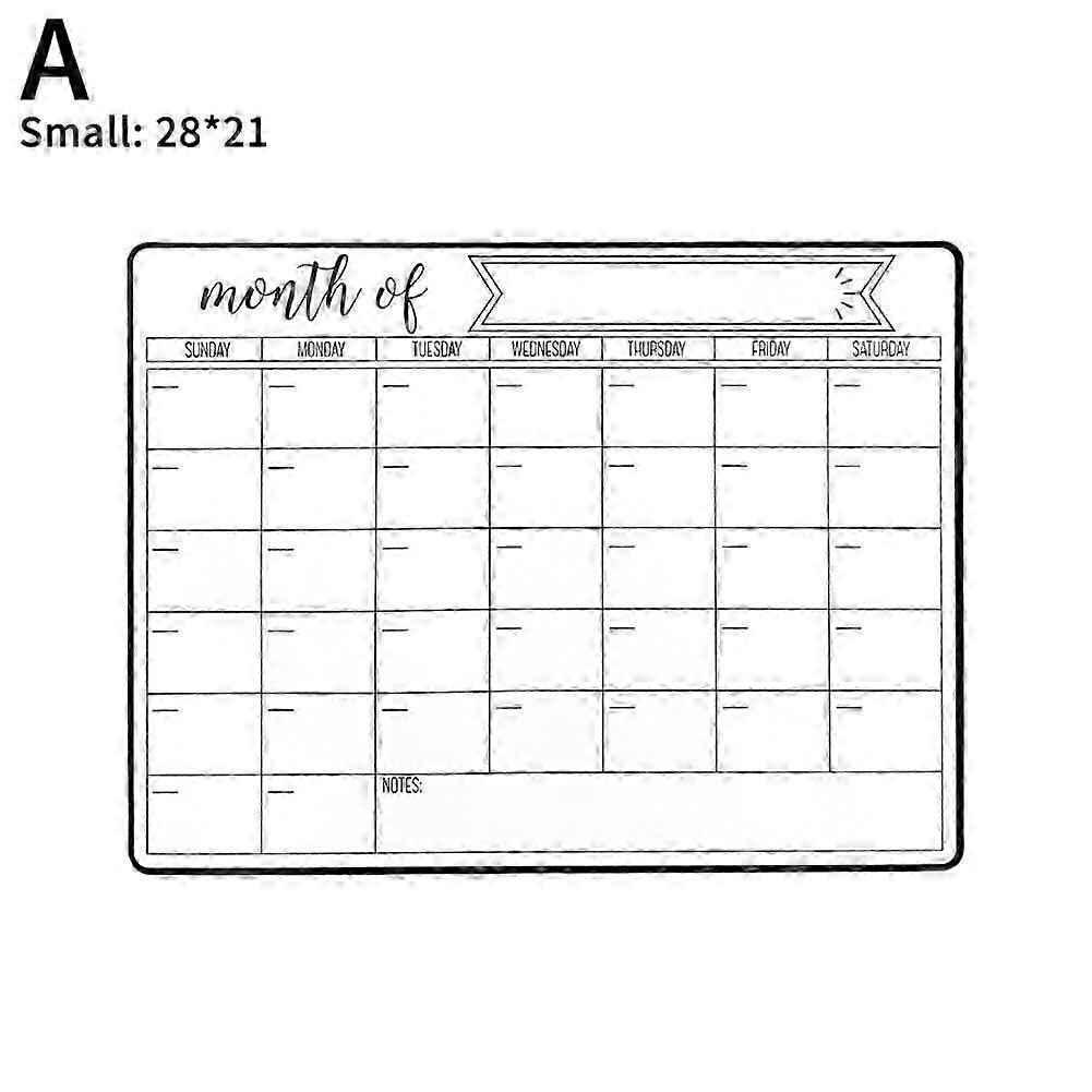43x33cm Dry Erase Planning Board