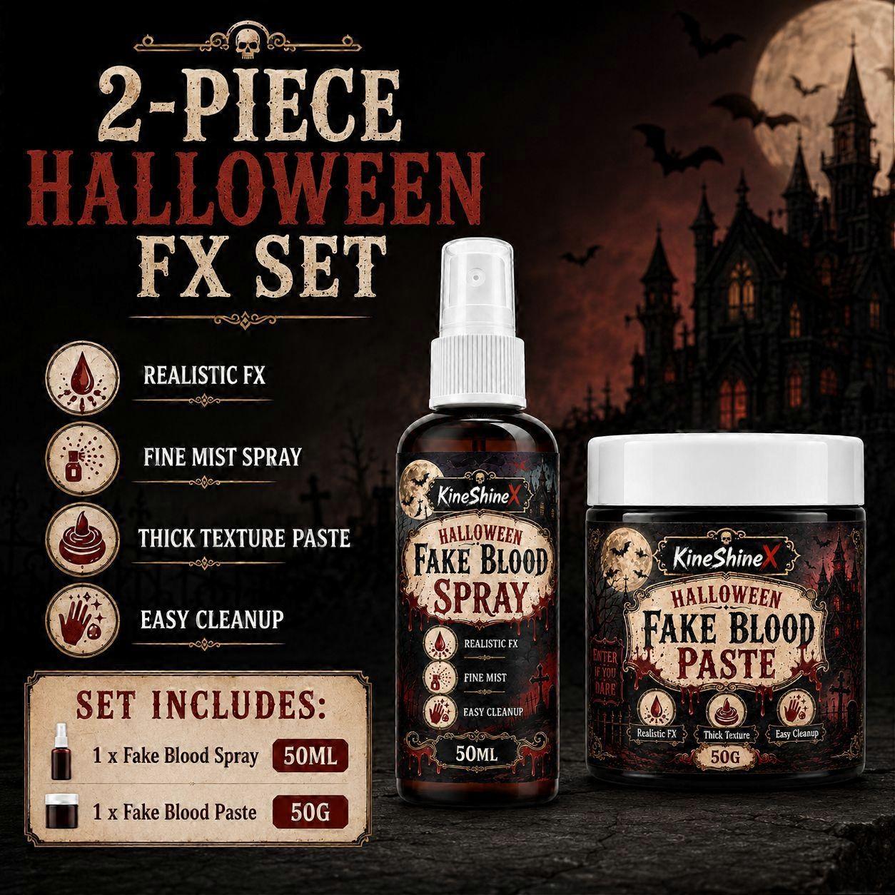 Cover Spray Splatter and Paste Texture in One Stage Effects Kit