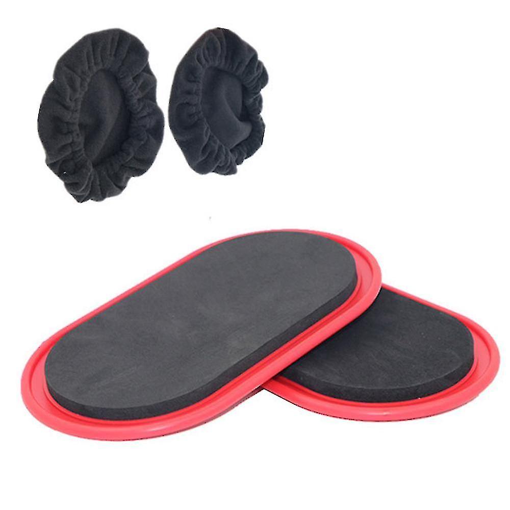 Exercise Sliders Discs, Dual Sided Oval Shape Floors Sport Core Sliders