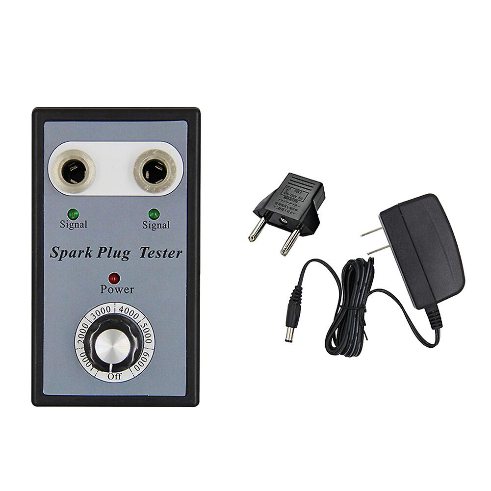 Car Plug Tester Ignition Testers Automotive Diagnostic Tool Double Hole Analyzer for 12V Car Vehicl