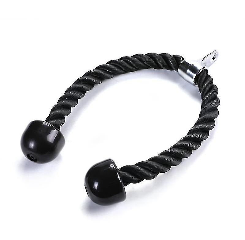 Triceps Rope Rope Nylon 70cm Biceps Triceps Rope Pull Rope Fitness Cable Pull Handle With Non-slip Double Handle For Workout Fitness