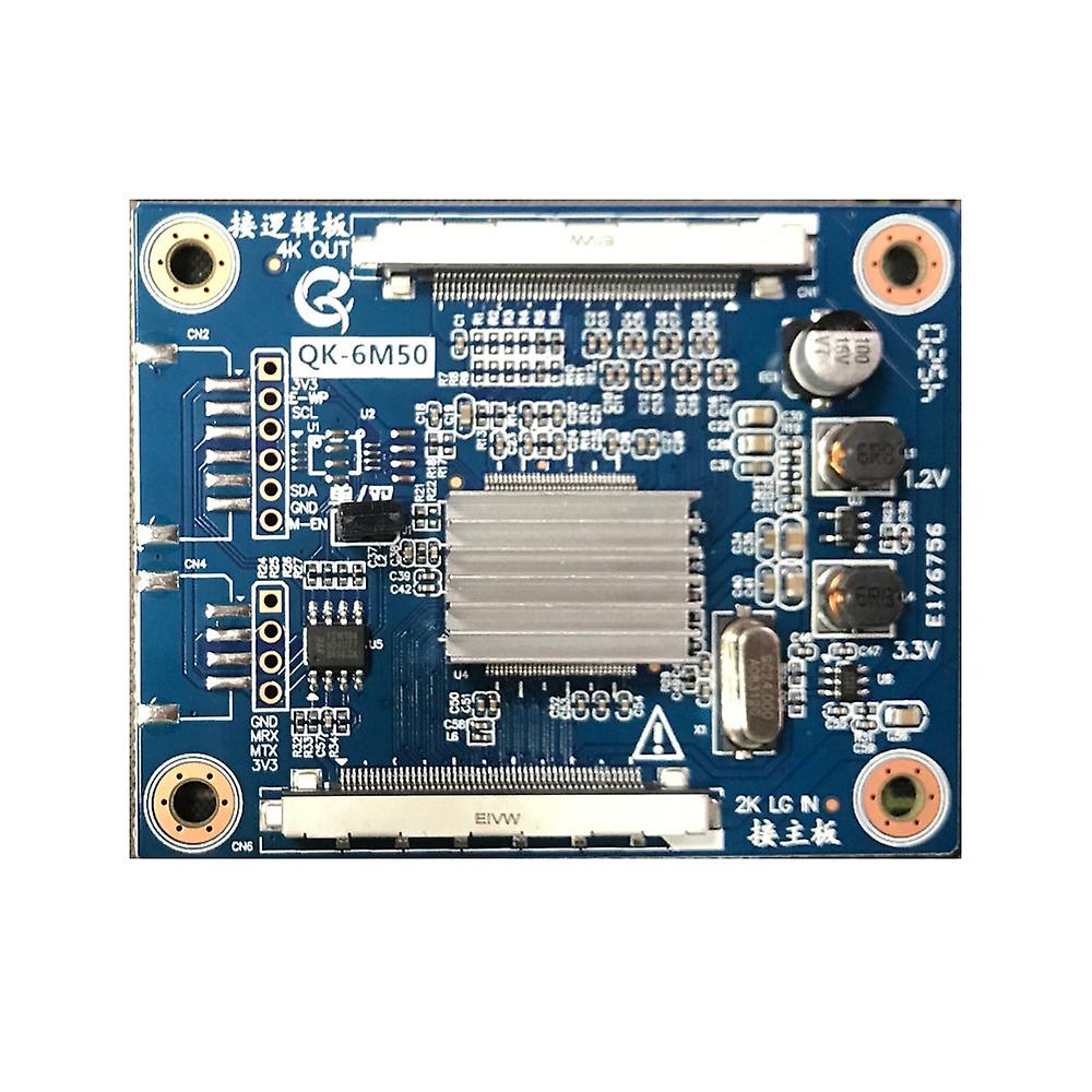 Qk-6m50 4k_v-by-one To 2k_lvds 4k To 2k Turn Board For 32"-50" Screen