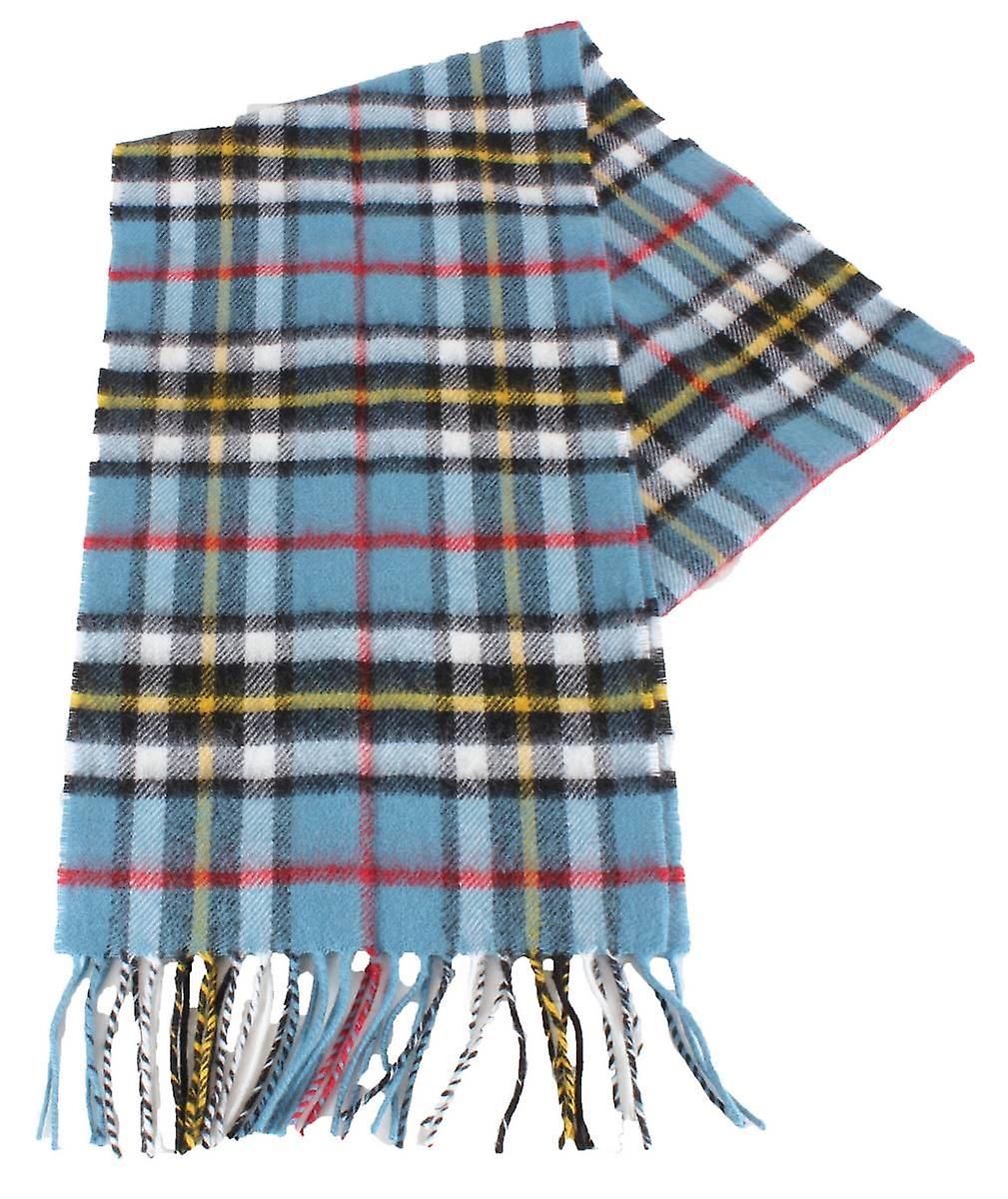 Locharron of Scotland Bowhill Thompson Lambswool Scarf - Blue