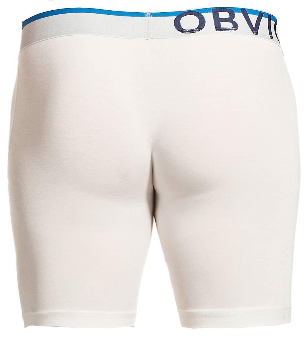 Obviously Everyman AnatoMAX Boxer Breif 6inch Leg - White