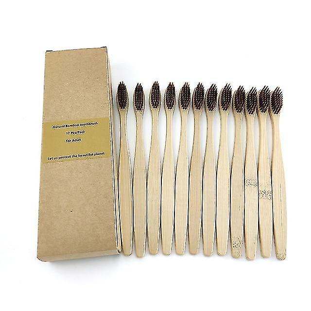 1200 C 1 Bamboo Wooden H le toothbrush For Oral Health soft Bristle
