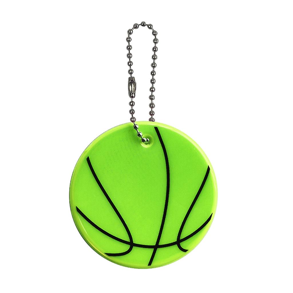 11-farve basketball nøgleringe reflekterende nøglering taske vedhæng tilbehør PVC