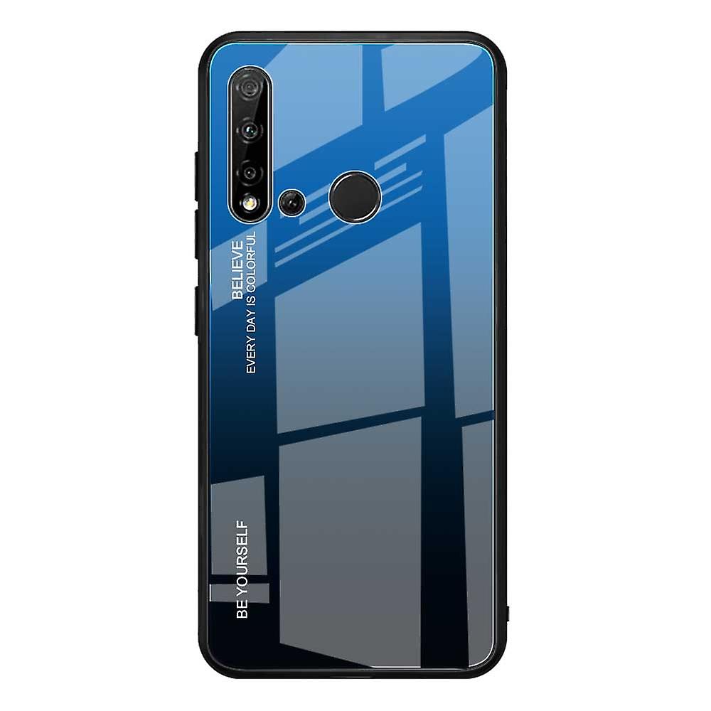 Gradient Color Glass Case For Huawei Nova 5i