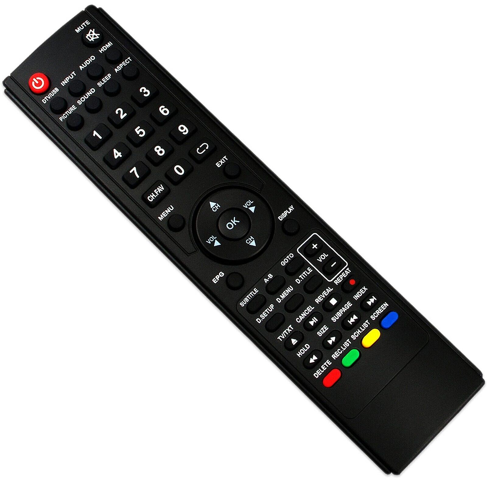 0118020315 Remote Control For Teac Tv Lcdv2656hdr Lcdv3256hdr Lcdv2681fhd Lcd Au