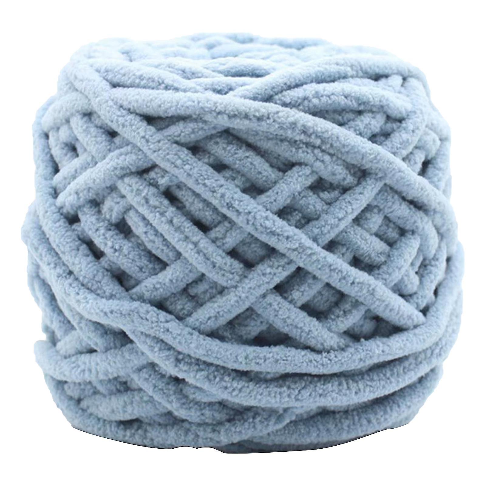 1 Roll 32m Yarn Soft Wide Usage Polyester Hand Woven Diy Craft Crochet Yarn For Patchwork