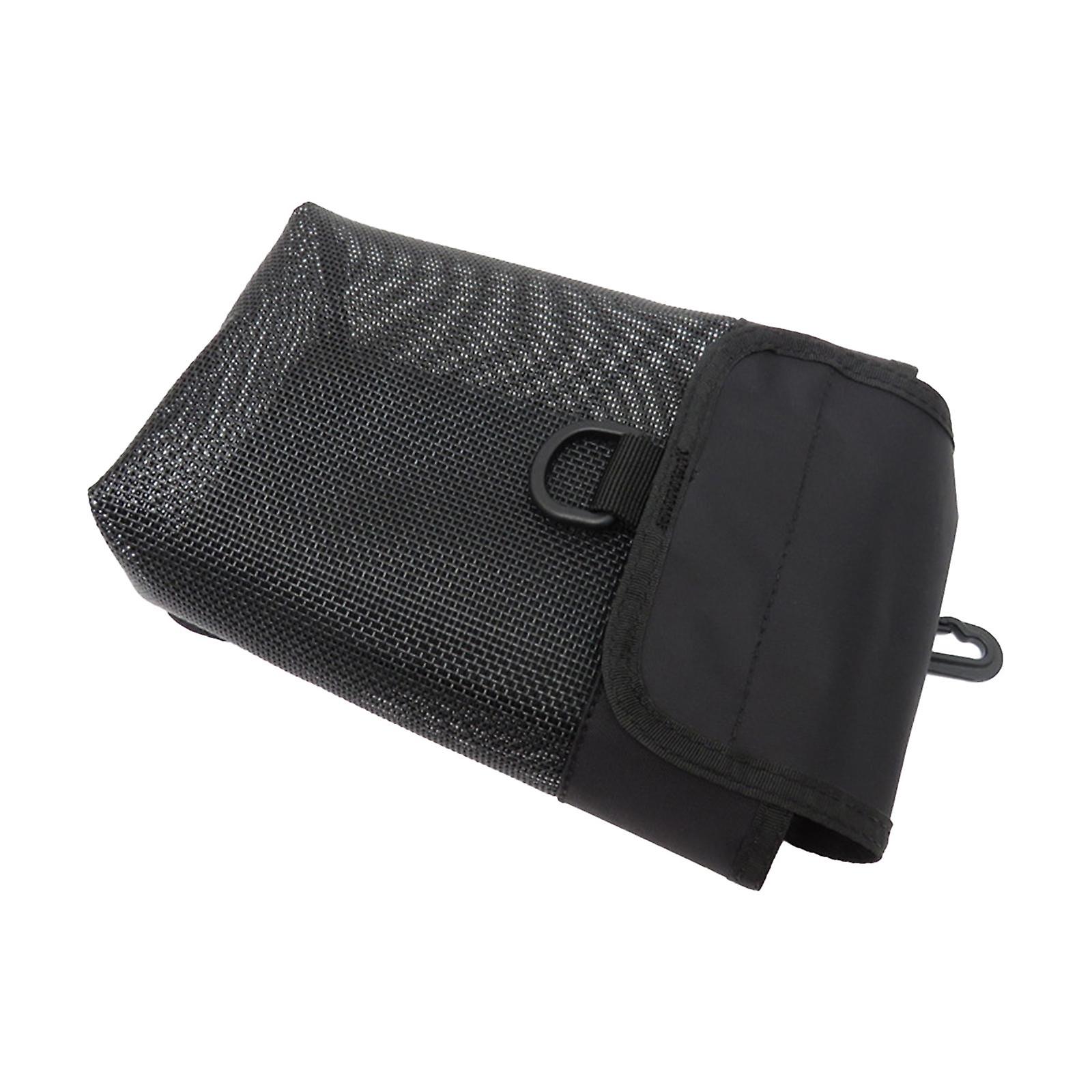 Tauchausrüstung Aufbewahrungstasche Schnorchelausrüstung Halter Mesh Pocket Small Mesh Schwarz