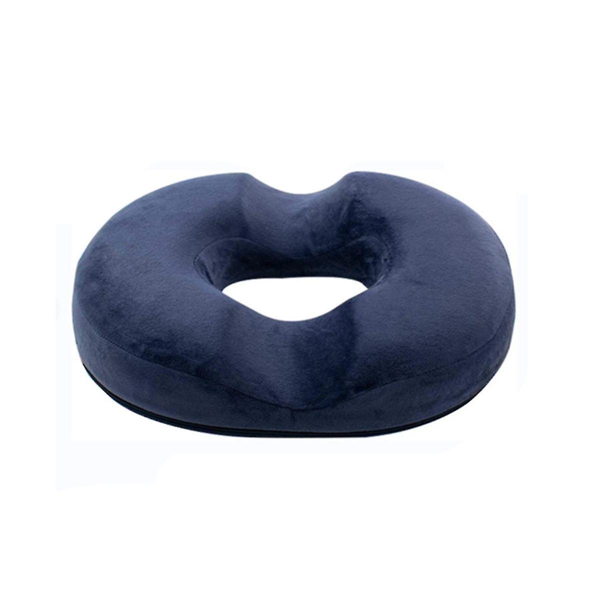 Donut Pillow Seats Cushion Chair Cushions, Tailbone Pains Relief Cushion,memory Foam Seats Cushions For Office(blue)