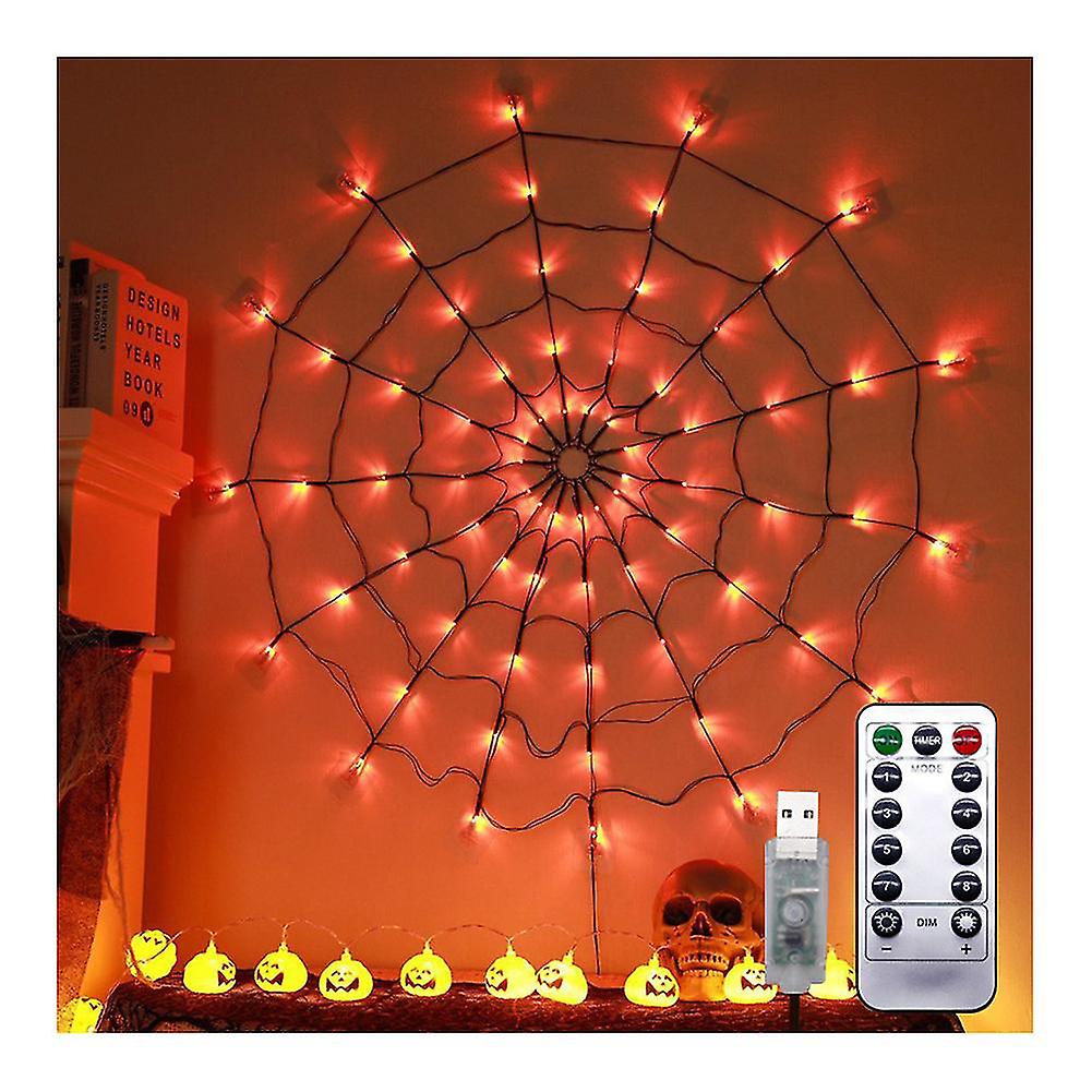 Led Halloween Spiders Web Light Personalized Decorative Atmosphere Lights For Room