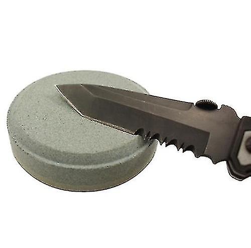 2pcs Double-sided Whetstone Quick Sharpening Tool Household Whetstone Outdoor Sharpener (7.5x2.5cm Round)