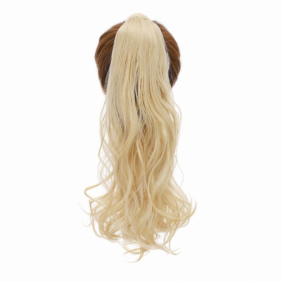 17" Curly Ponytail Extension Wrap Around Ponytail Synthetic Wig