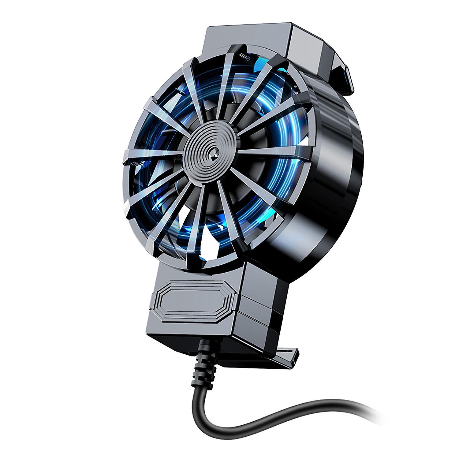 Phone Cooling Fan Mute Non-slip Multi-angle Adjustment Strong Wind Convenient Efficient Heat Dissipa