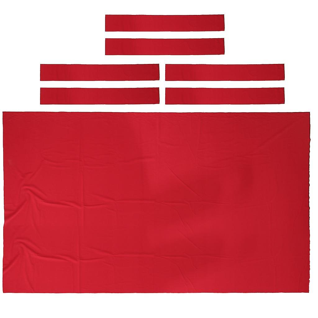 Professional Billiard Pool Table Cloth 9ft Pool Table Felt Accessories Red