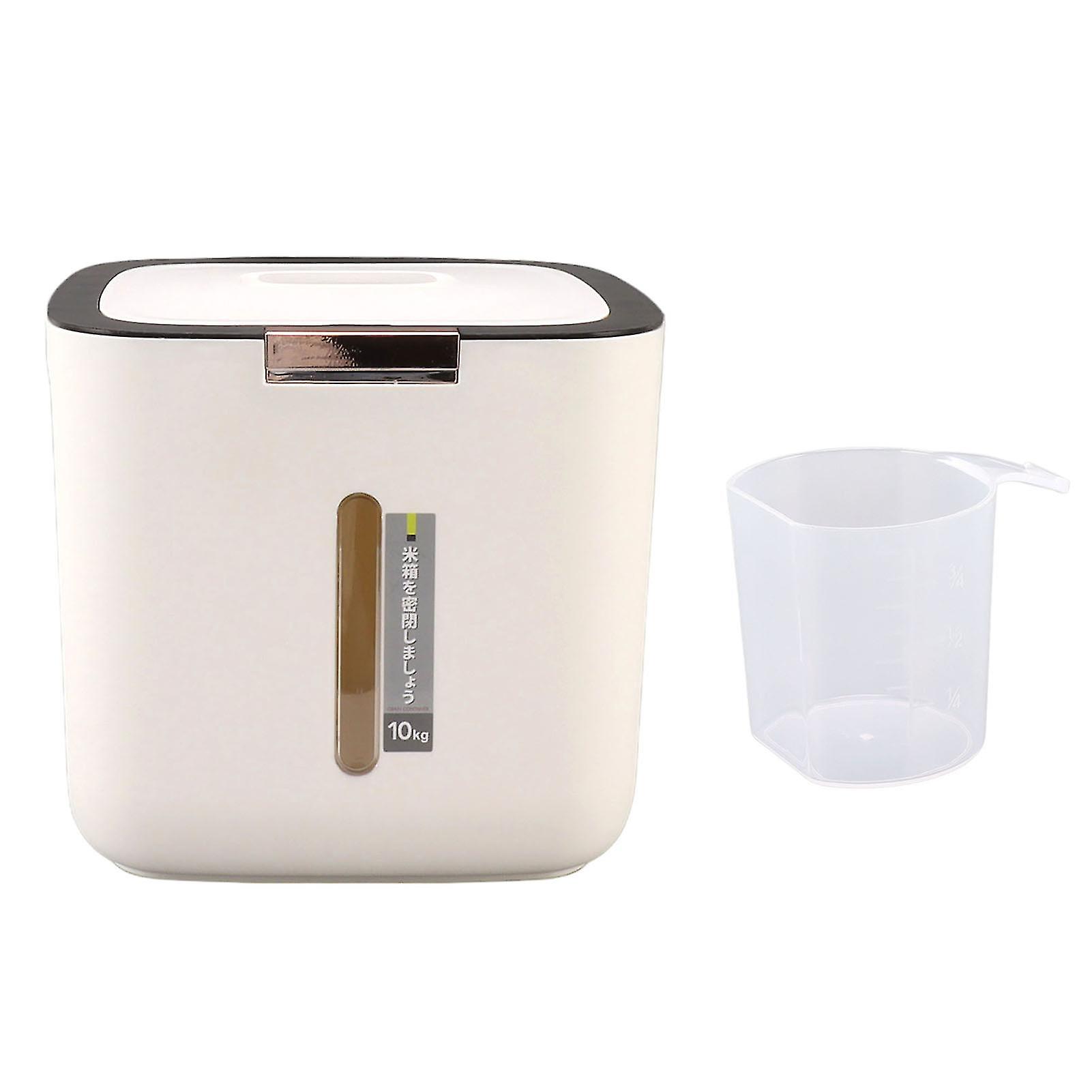 Rice Container,Rice Storage Container 22.0lb Grain Storage Box Cereal Container Modern Innovation