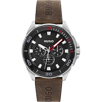 Fresh Men's Analog Quartz Watch with Cowhide Bracelet 1530285
