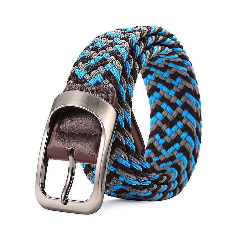 Canvas Belts Elastic Fabric Woven Multicolored Braided Belts
