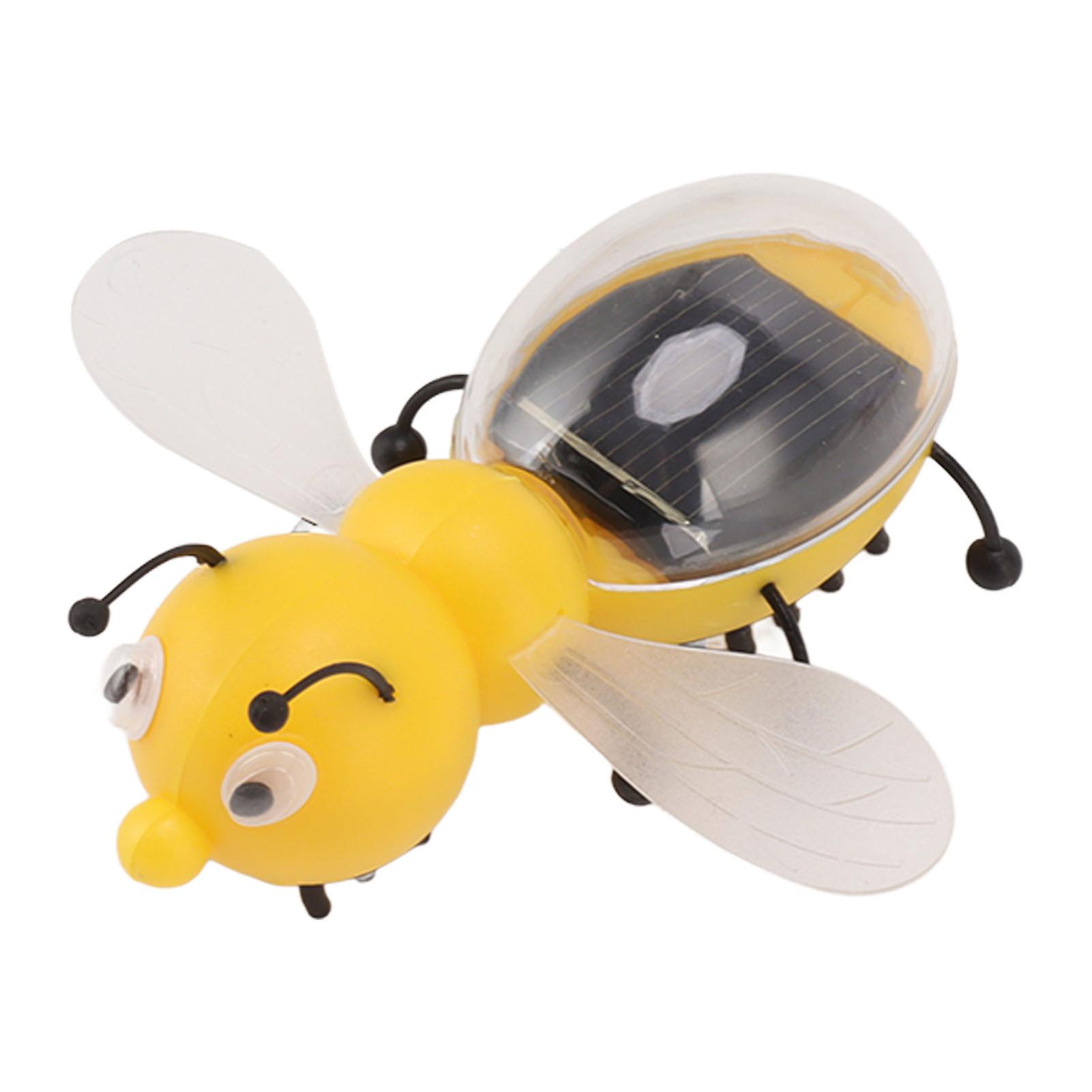 Solar Powered Educational Toy Bee Shape Realistic Model for Kids