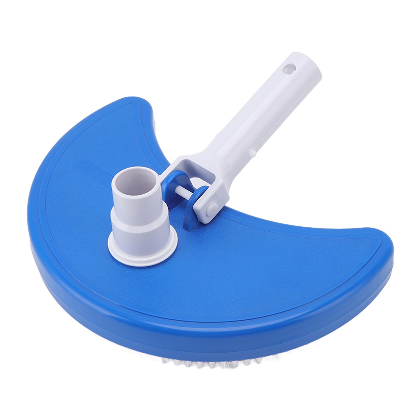 Sturdy Half Moon Pool Vacuum Head with Built-in Brush for Efficient Cleaning