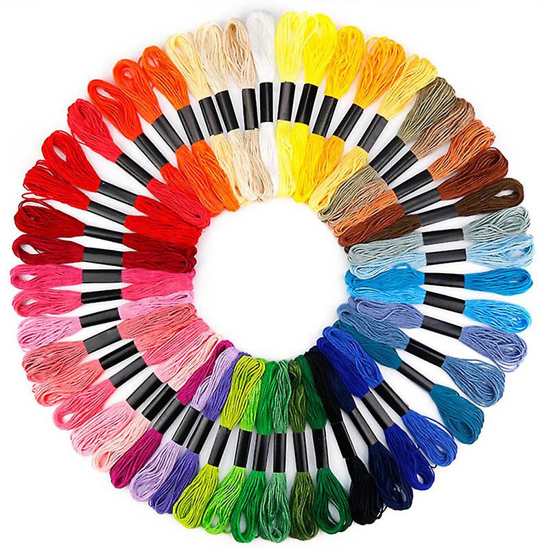 Kovový vyšívací stroj Thread Kit Cross Stitch Polyester Threads Šicí příslušenství
