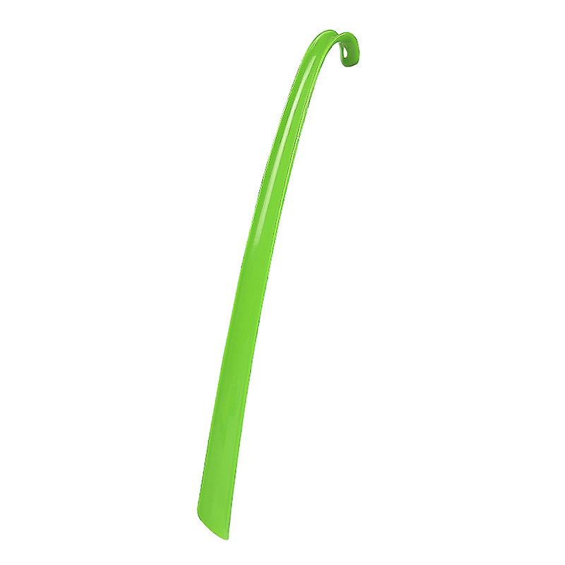 Plastic Long Shoehorn with Curved Hook Design Durable Long Lasting Portable Comfortable to Use for