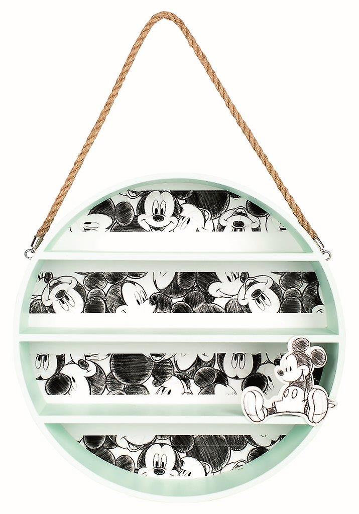 Mickey Mouse Wall Shelf in Wood