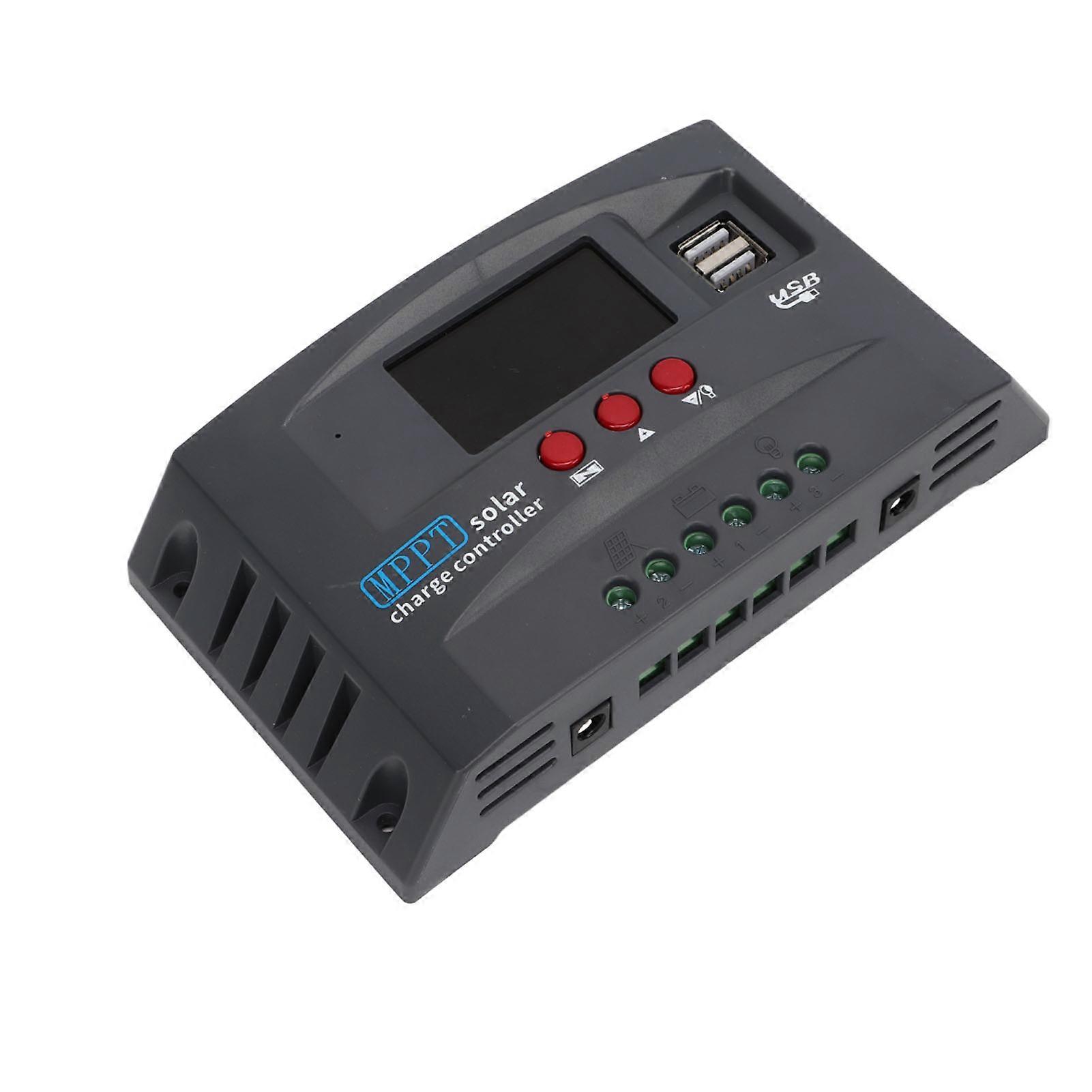 MPPT Solar Charge Controller Smart Automatic Adaptation 12V 24V 10Amp Solar Charge Controller for Solar System 