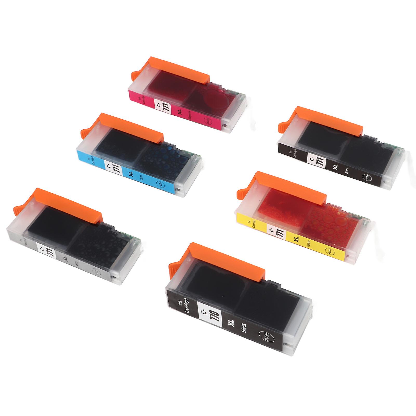 Ink Cartridge Set Black and Color Ink Cartridge Combo for PIXMA MG5770 MG6870 MG7770 TS5070 TS6070 TS8070 BK BK C M Y GY 