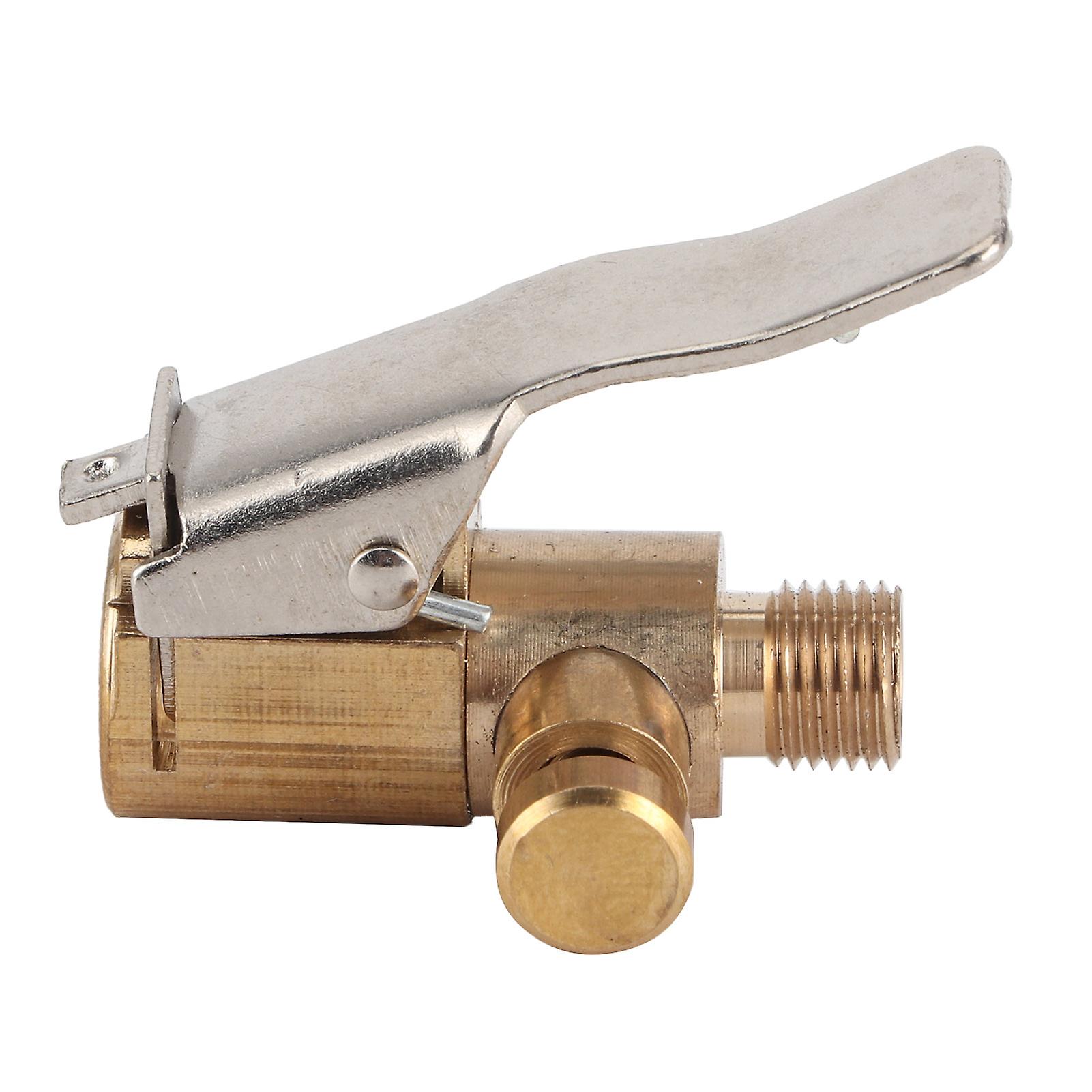 Tire Inflator Chuck, Quick Inflator Clamp for Car and Motorcycle with American Valve