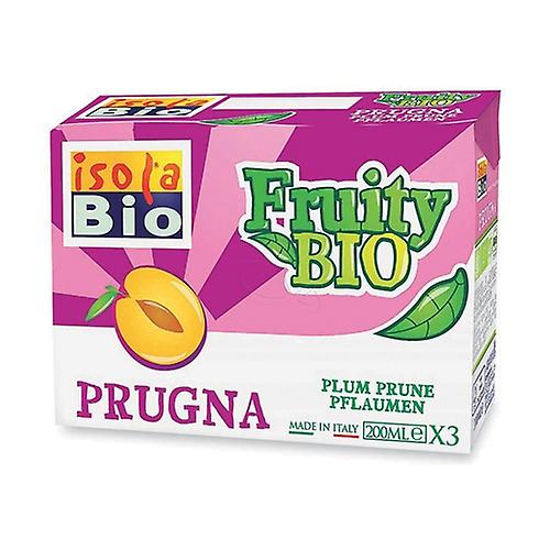 Fruity Bio Plum Juice 3 units of 200ml (Plum)
