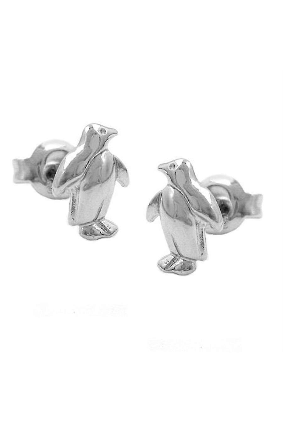 Stud Earrings Penguin Silver 925 - Gl93259