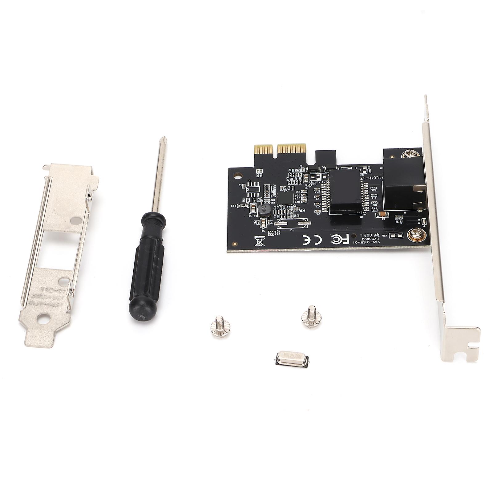 PCIE Network Card Wired Drive Free Gigabit Ethernet Adapter Computer Accessories