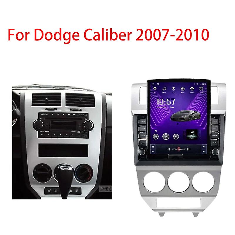For Dodge Caliber 2007 - 2010 Tesla Type Android Car Radio Multimedia Video Player Navigation GPS