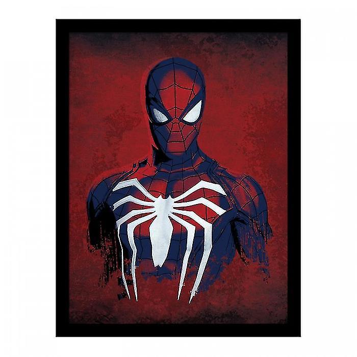 Spider-Man Spider On The Chest Framed Poster