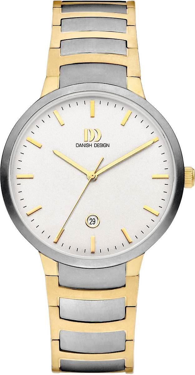 Danish Design Faro Large Watch - Silver/Gold/White