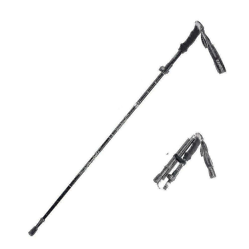 5-section outdoor folding trekking pole camping portable walking trekking pole