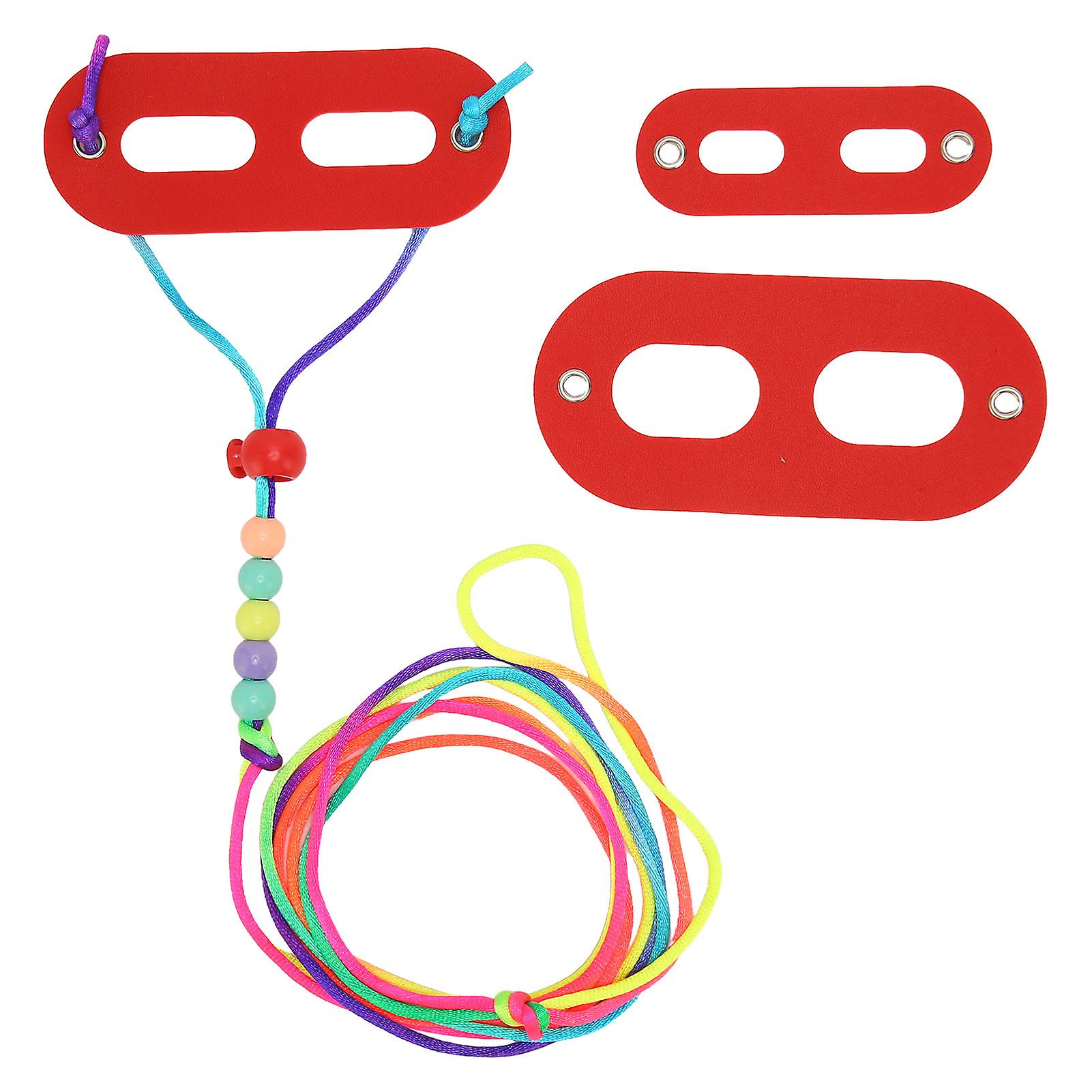 Reptile Harness Leash Kit Soft Comfortable Adjustable Reptile Harness with Leash for Bearded Dragon Lizard and Small Pet Red