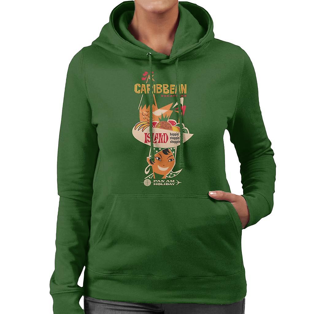 Pan Am Caribbean Vacations Women's Hooded Sweatshirt