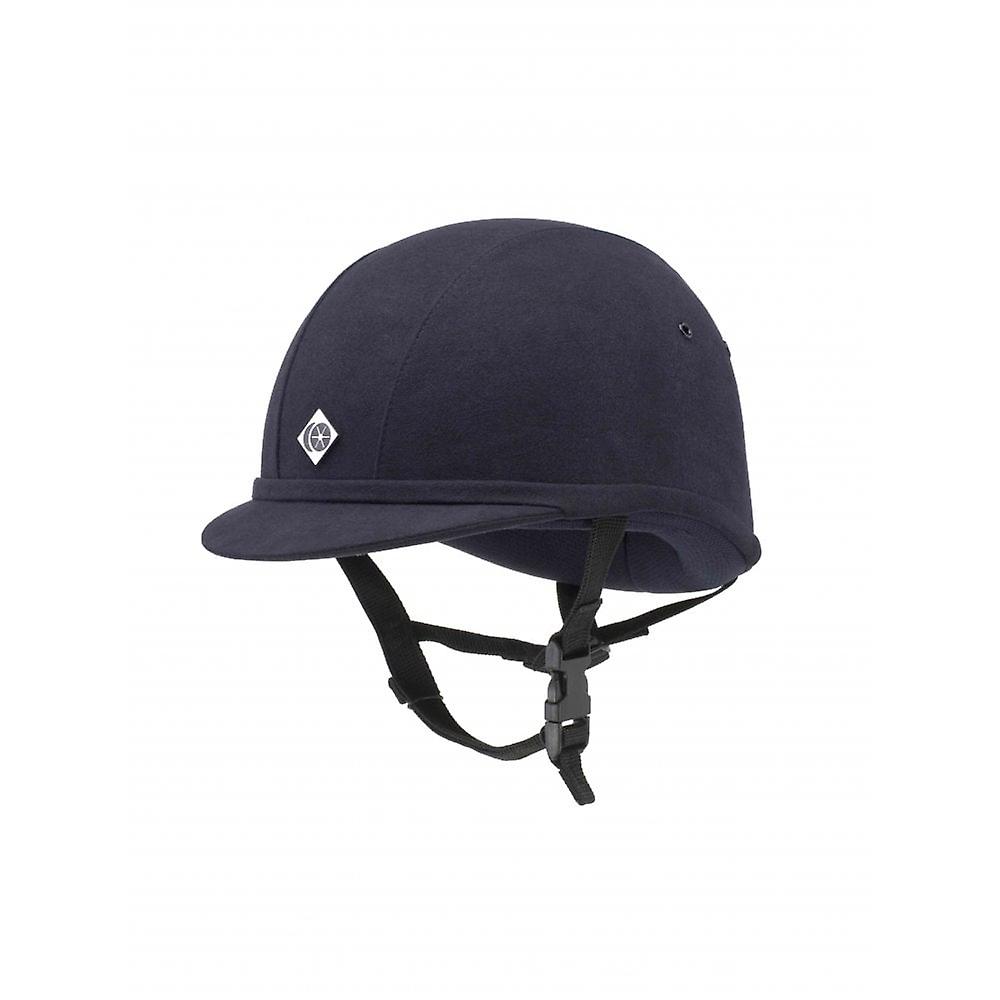 Women's Charles Owen Yr8 Round Riding Hat - Navy Blue