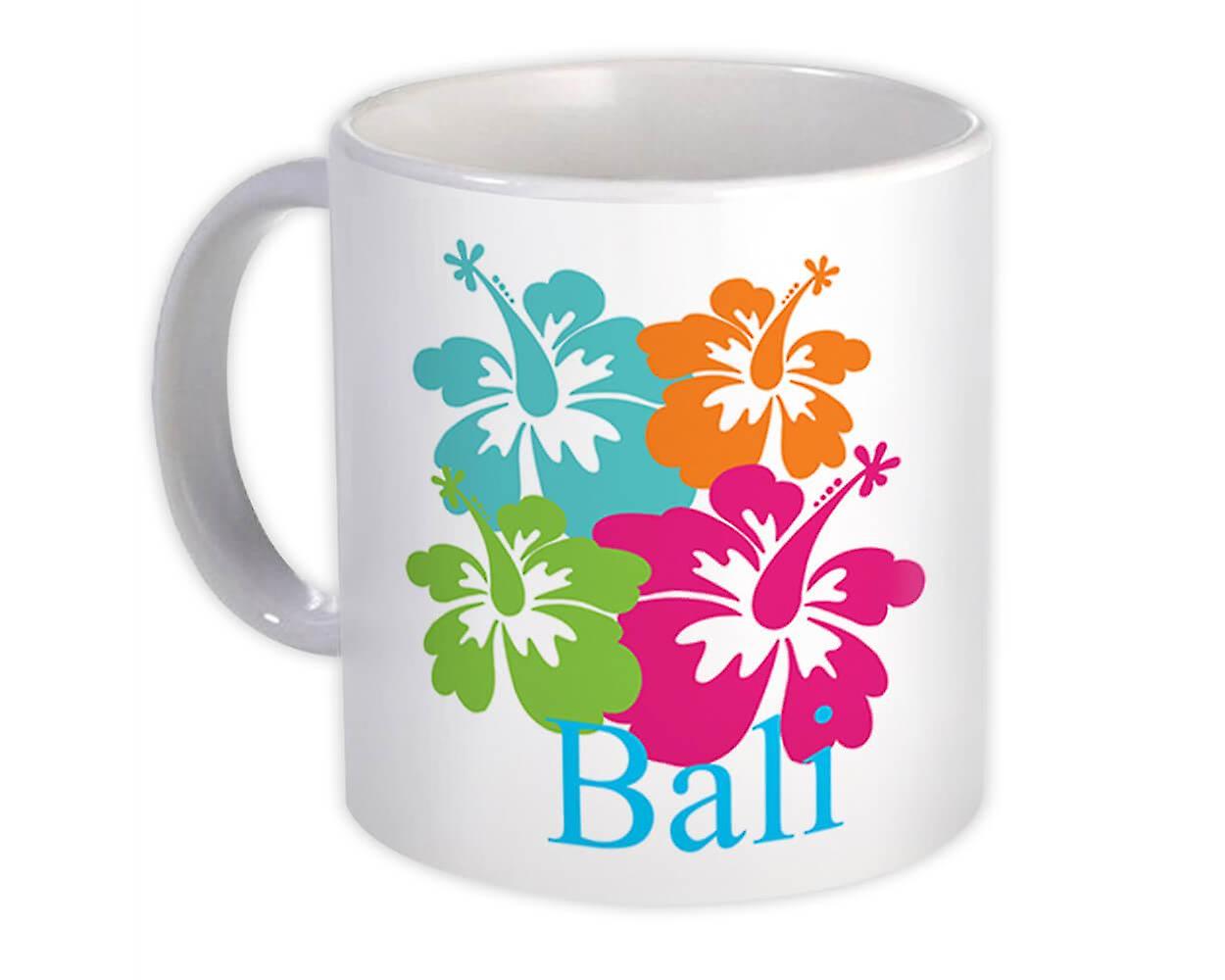 Presentmugg: Bali Blommor Tropiska